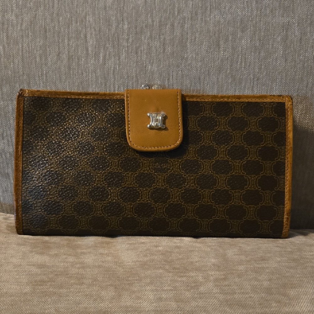 Celine Macadam Kisslock Wallet